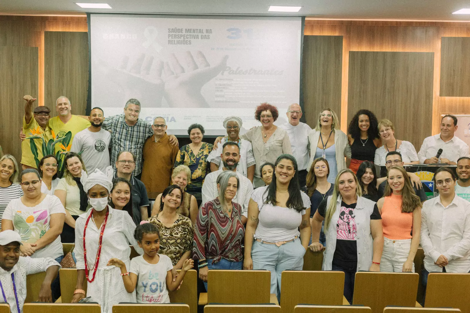 Representantes religiosos falam de saúde mental no encerramento do ‘Janeiro Branco’